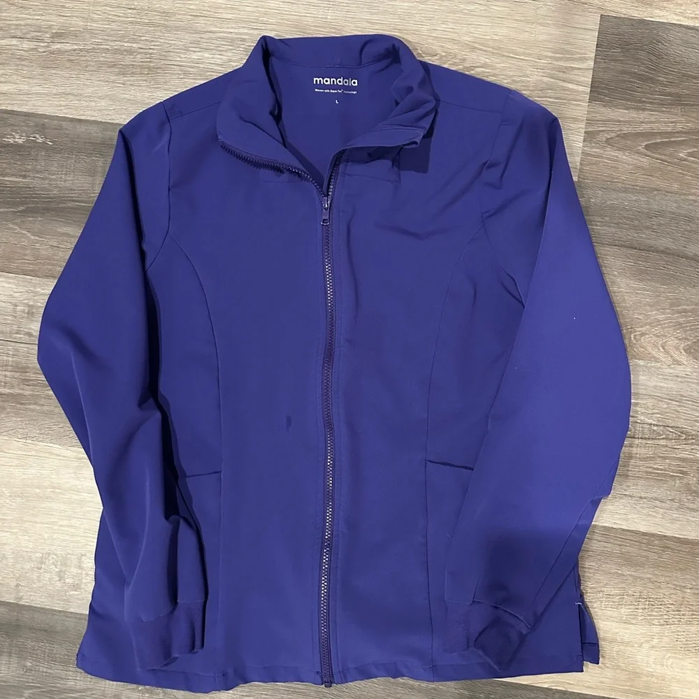 Women's Mandala Scrub Jacket, large - Picture 1 of 3